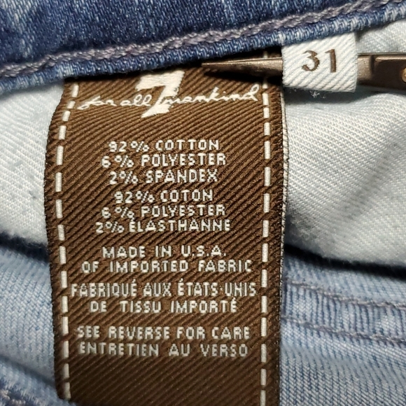 7 For All Mankind Demin Jeans Size 31 - Picture 2 of 15